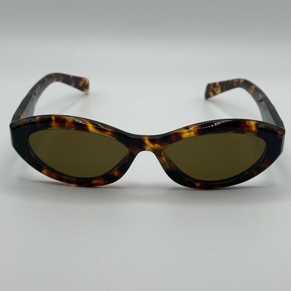 PRADA Sunglasses PR26ZS 14L09Z Honey Tortoise Dark Brown Women NEW - Picture 3 of 13